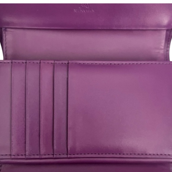 MCM Munchen purple trifold wallet EUC HOST PICK - Picture 5 of 13